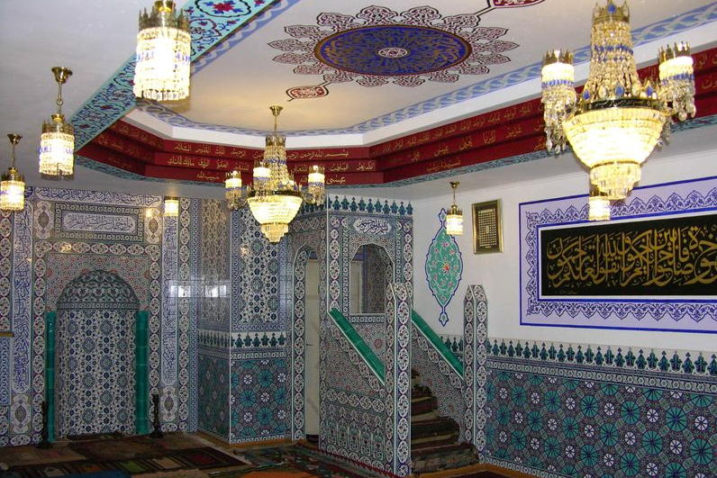 Bild des Innenraums einer Moschee
